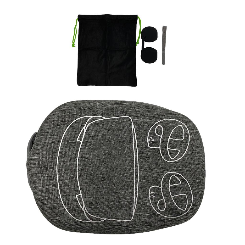 VR Storage Bag Case for PS VR2 Headset Carrying Cases with Inner Mesh Pocket Hard EVA Box Lens Cover Belt Accessories