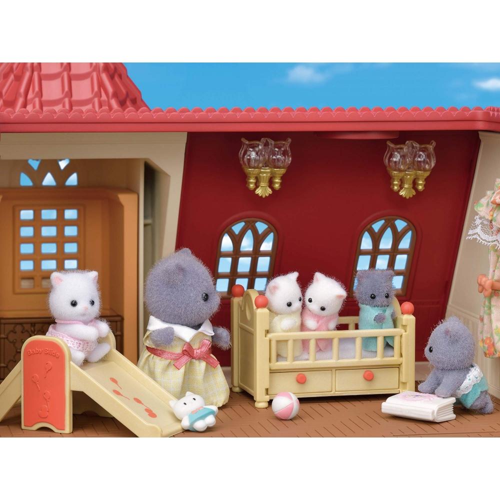Epoch Sylvanian Families House [Дом с красной крышей-лифт] Ha-49