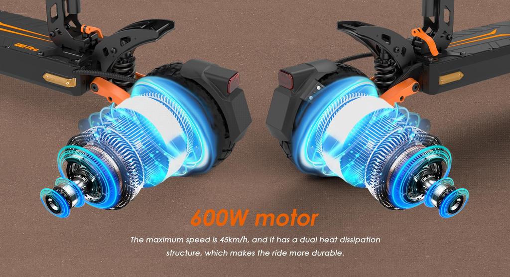 KuKirin G2 Pro Folding Electric Scooter with Detachable Seat  600W Motor 48V15.6Ah Battery 45km/h Max Speed 58km Max Range