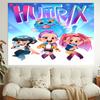 1pc Kpop Hunter1 Tapestry, Living Room, Bedroom, Office, Party Decor, Ideal Festive Gift