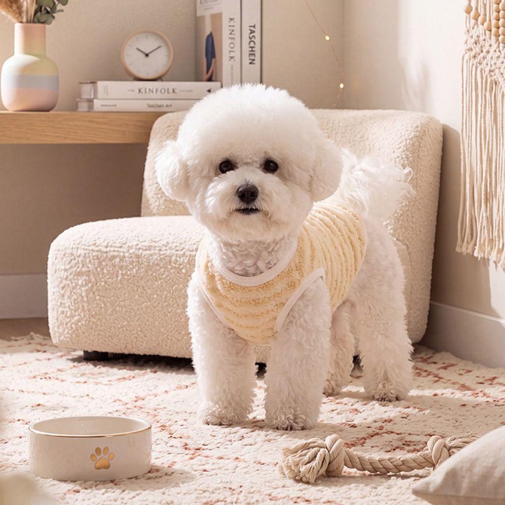 Warm Fleece Puppy Pet Clothes Soft Small Dog Sweate Cute Dog Sweater Small Pet