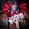 Проект Touhou Ремилия Скарлет Девил Леди Фигурка Скарлет Девил Мэншн Аниме Девушка Модель Украшение для ПК Кейса Рождественский Подарок