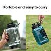Sports Water Bottle with Handle Food Grade BPA Free Leak-Resistant Wide Opening Design Water Jug Fitness Sports Bottle