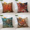 Pillow Cover Octopus 3D Imprinted Lettering Sofa Car Home Decor Cushion