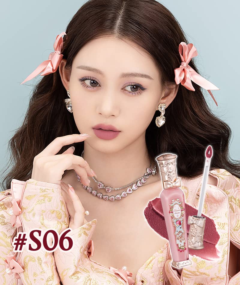 Матовая помада Flower Nose Strawberry Rococo Series Cloud Matte Lip Tea (S06 Перерыв)