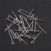 200pcs Eye Head Pins Jewelry Components Accessories Silver Color Iron 20mm