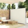 VidaXL Retractable Side Awning 140 X 300 Cm Off-white