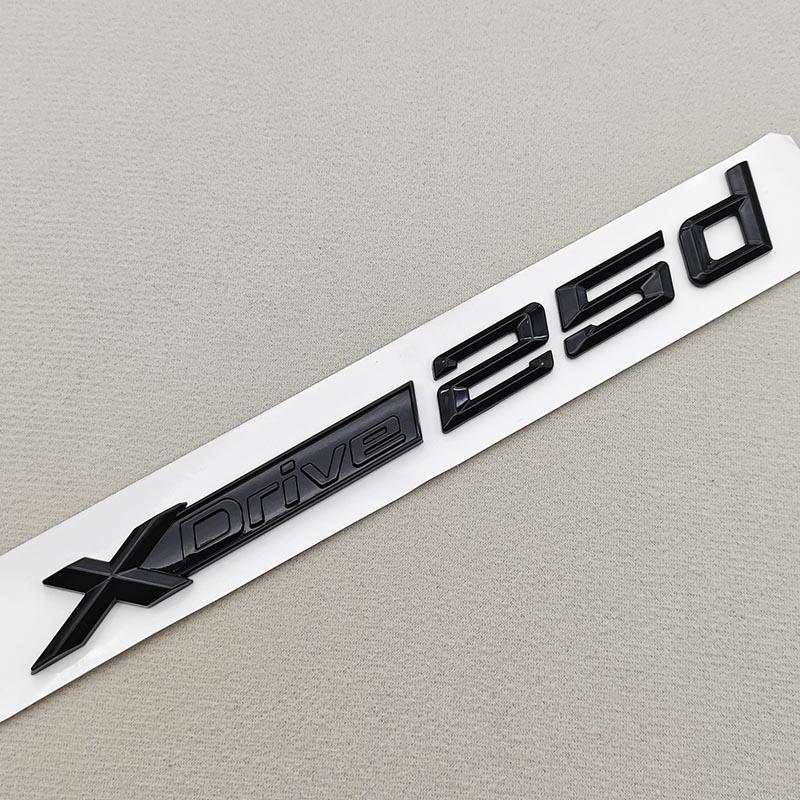 3D ABS Наклейка на автомобиль Логотип X1 X2 XDrive20d Значок на задний багажник Боковой значок на крыло Для BMW Xdrive X1 X2 X3 320d 320i E84 F48 F39 U10 yo2