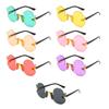 Colorful Children's Sunglasses UV400 Protection Party Decorative Glasses Rimless Shades  for Kids