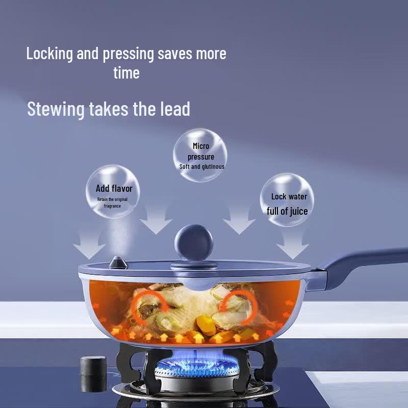 COOKER KING 32 см Вок с антипригарным покрытием из маifanского камня