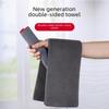Двухстороннее замшевое полотенце для чистки автомобиля из кораллового флиса - плотное, впитывающее, большое полотно для мытья автомобиля