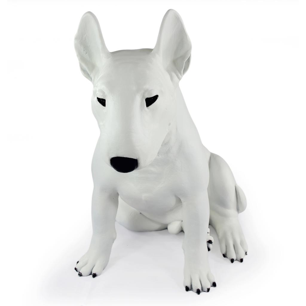 Bulterier, Bull Terrier Iii - Statuetka Psa W Naturalnym Rozmiarze, Figura W Skali 1:1, Posąg Do Ogrodu Marki Art-Dog