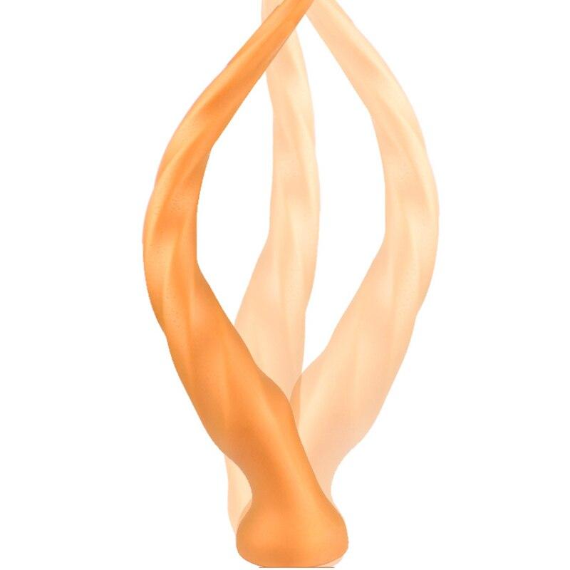 Удлиненная Анальная пробка Мягкий силиконовый мастурбатор Анальный расширитель Секс-игрушки Реалистичный ремешок для пениса на члене Фистинг БДСМ Дракон Фаллоимитатор