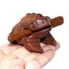 Frog Guiro Rasp Small Instrument Musical Wooden Percussion Desk Accessories of Noise Maker and
