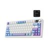 EPOMAKER X AULA F75 MAX Wireless Gaming Keyboard with TFT Creamy for and Technical Standards Approved and Tri-Mode Screen, Hot-Swappable Knobs,