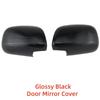 Для Toyota Tacoma 2005 2006 2007 2008 2009 2010 Автомобильные аксессуары для заднего вида Глянцевая черная накладка на боковое зеркало Хромированная наклейка