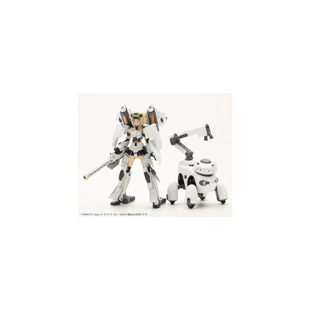 Kotobukiya Maruttoys Tamotu Тип-S Белая Версия Масштаб 1/12 Пластиковая Модель Длиной Примерно 87 мм
