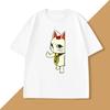Dandadan Turbo Kitten T-shirt Comic Cosplay Momo Anime T-shirt, Casual Comic Men's T-shirt