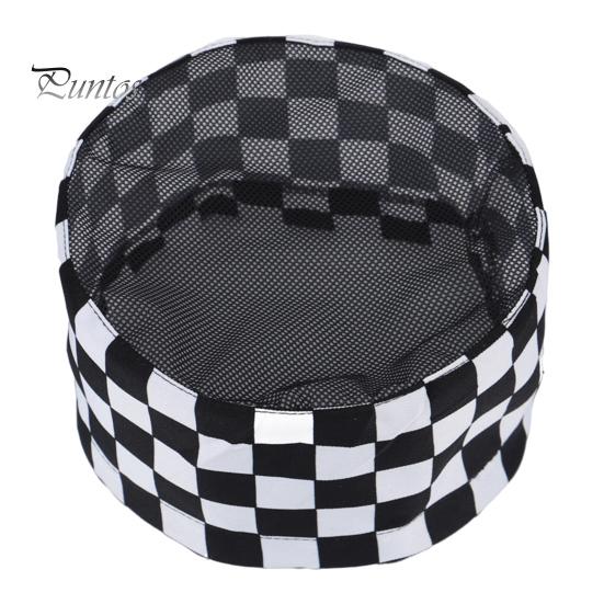 Поварской колпак унисекс для кухни, колпак для ресторана отеля, колпак повара с хорошей воздухопроницаемостью, полый сетчатый верх, рабочая кепка официанта, колпак для повара, мастерская, заводская кепка