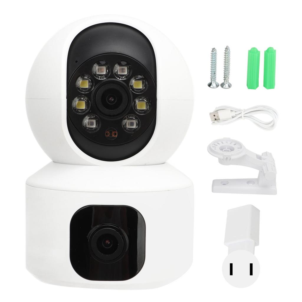 Smart Security Camera Night Vision 360 Degrees HD Camera Durable 1080P WIFI Cam for Home Library