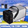 200W Power Bank Portable Solar Generator Energy Storage Mobile Power Supply Outdoor UPS Battery
