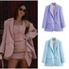 Spring and Autumn New Product Women's Temperament Solid Color Slim Fit Single Breasted Casual Suit Jacket