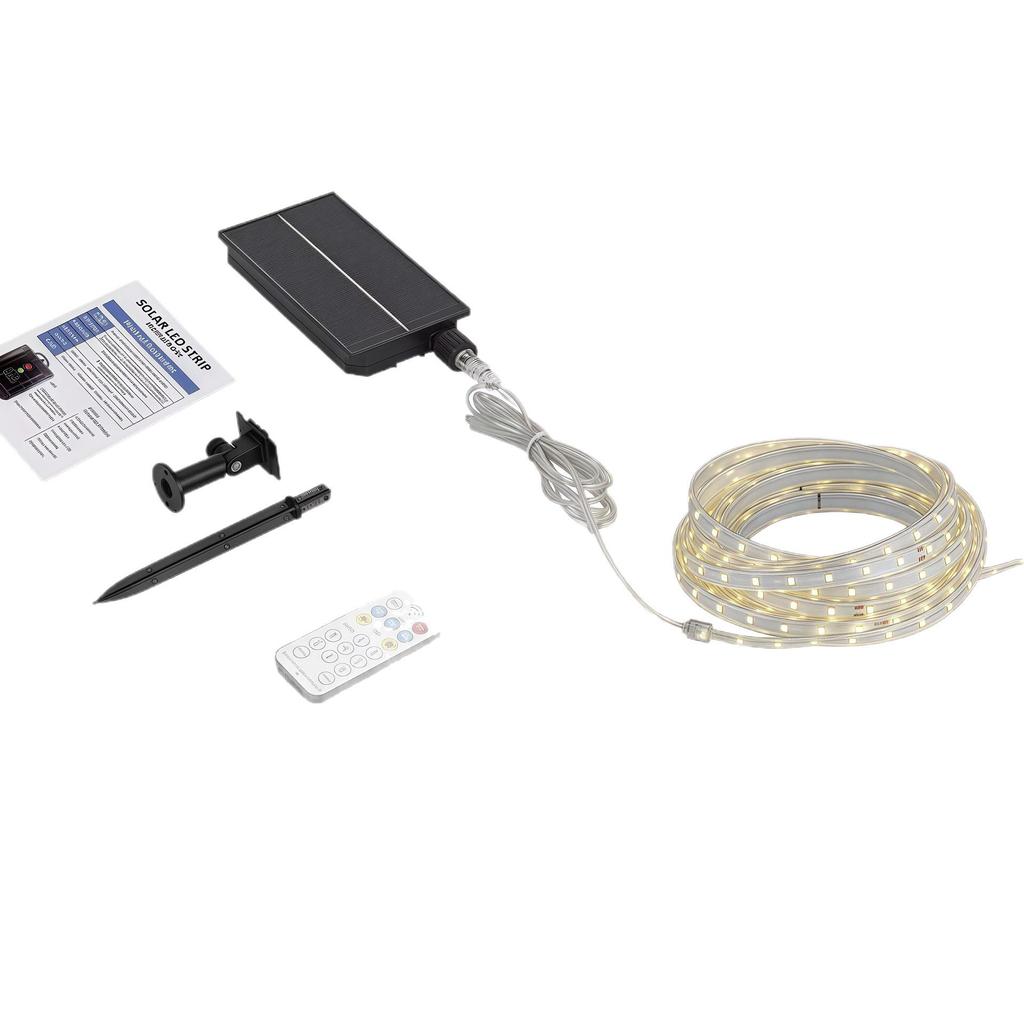 Solar Outdoor Waterproof LED Light Strip for Garden or Balcony Decoration