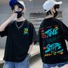 Children's Clothing Boy Hip-hop Pattern T-shirt Summer Loose Short Sleeved Top T-shirt Children's Clothing