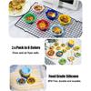 Caravaan® 26-Pack Silicone Cupcake Liners, Reusable Baking Cups for Muffins, Non-Stick, BPA-Free, Oven Safe to 200°C, 8.2x3cm, Multicolor