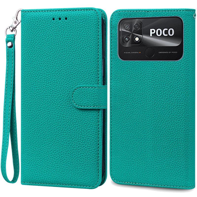 POCO C40 Case Leather Wallet Flip Case For POCO C40 Case Xiaomi POCO C40 C 40 PocoC40 Phone Cover Coque Fundas Etui Shell