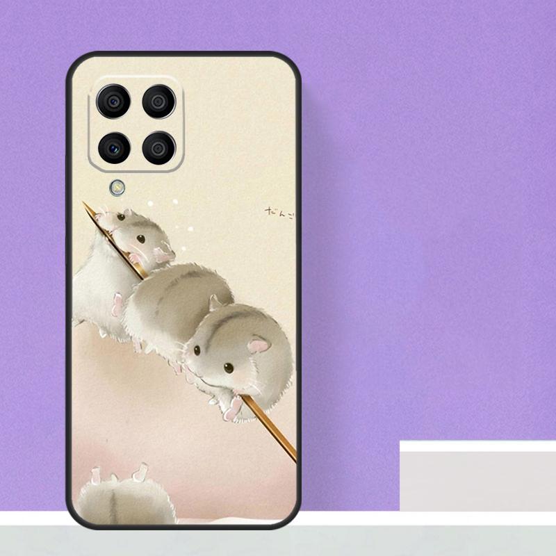 Чехол с изображением хомячков для Samsung Galaxy M16 M11 M21 M31 M20 M23 M54 M14 M34 M13 M52 M32 M12 M36 M56 M15 M55