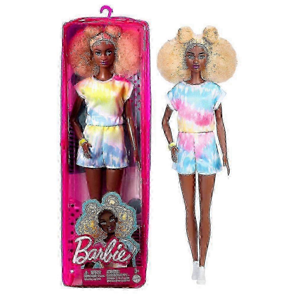 Barbie Fashionistas Doll #180, Tall, Blonde Afro, 1 Ea