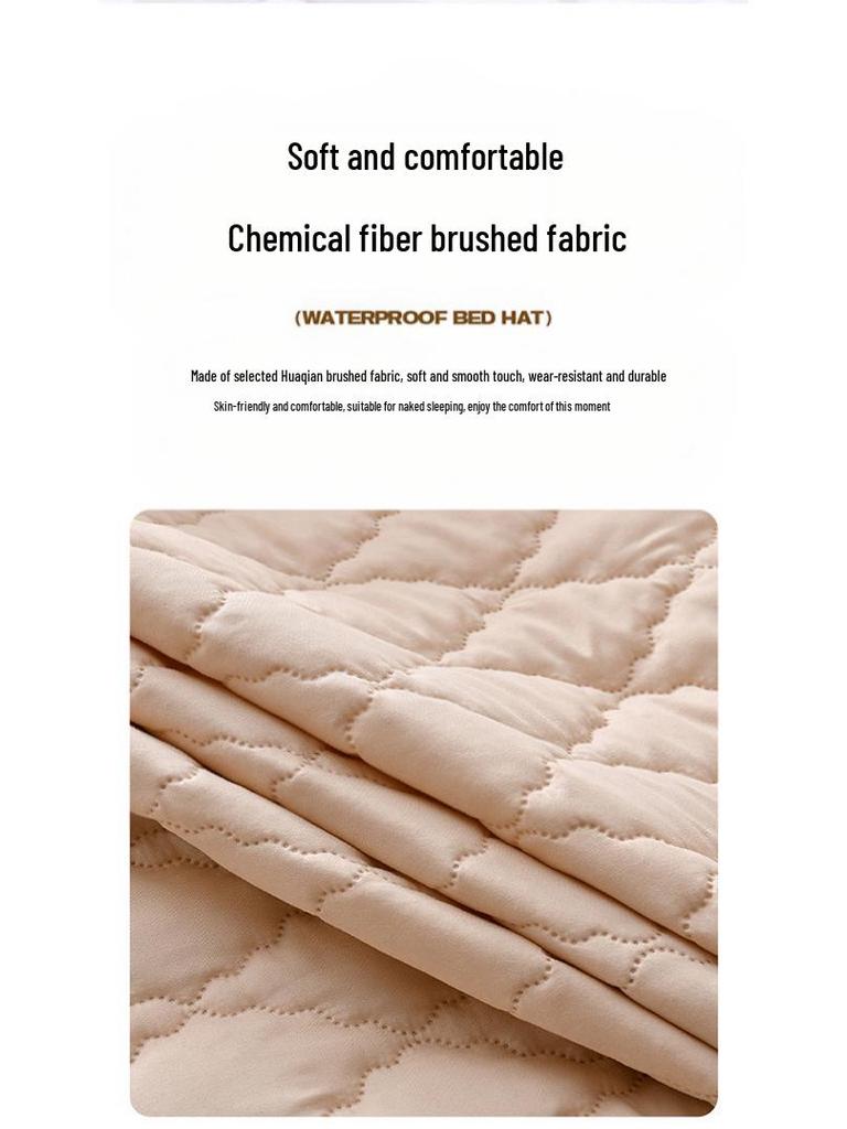 Waterproof Quilted Non-Slip Fitted Sheet for Incontinence and Simmons Mattress Protection