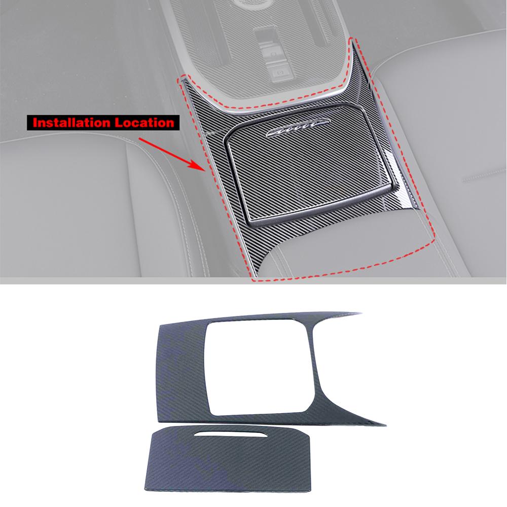 Цвет углеродного волокна для Haval Jolion 2024 2024 Аксессуары для интерьера Изменить часть Ремонт Украсить крышку Отделка Анти-удар Царапины Грязь