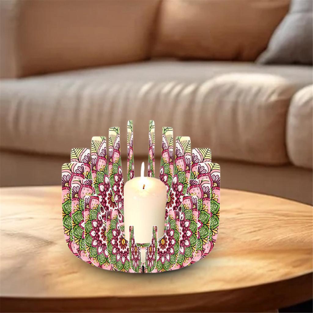 Наборы для алмазной мозаики своими руками Держатель для свечи Алмазная живопись Подсвечник Набор для ароматерапии и домашнего декора