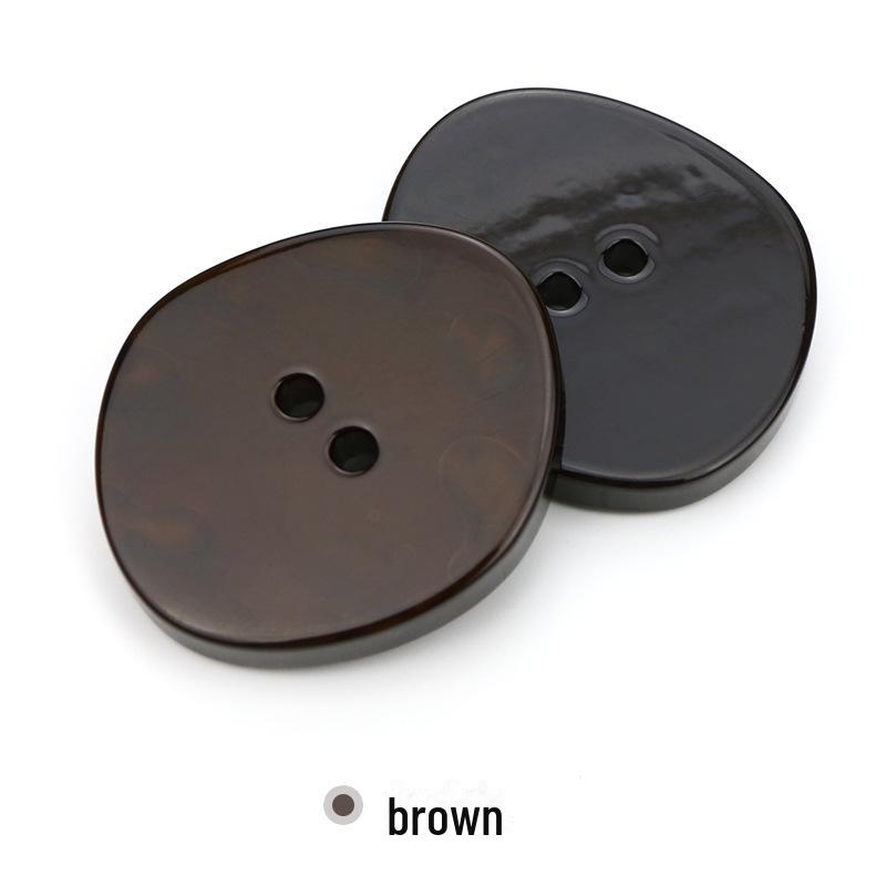 Irregular Resin Buttons for Decorative Clothing: Unique Accessories for Coats, Shirts, and Sweaters