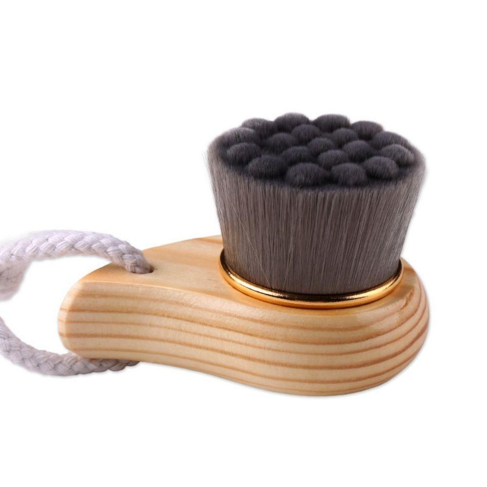Bamboo Charcoal Blackhead Wash Face Brush Facial Cleansing Brush Skin Care Tool Massage Scrubber