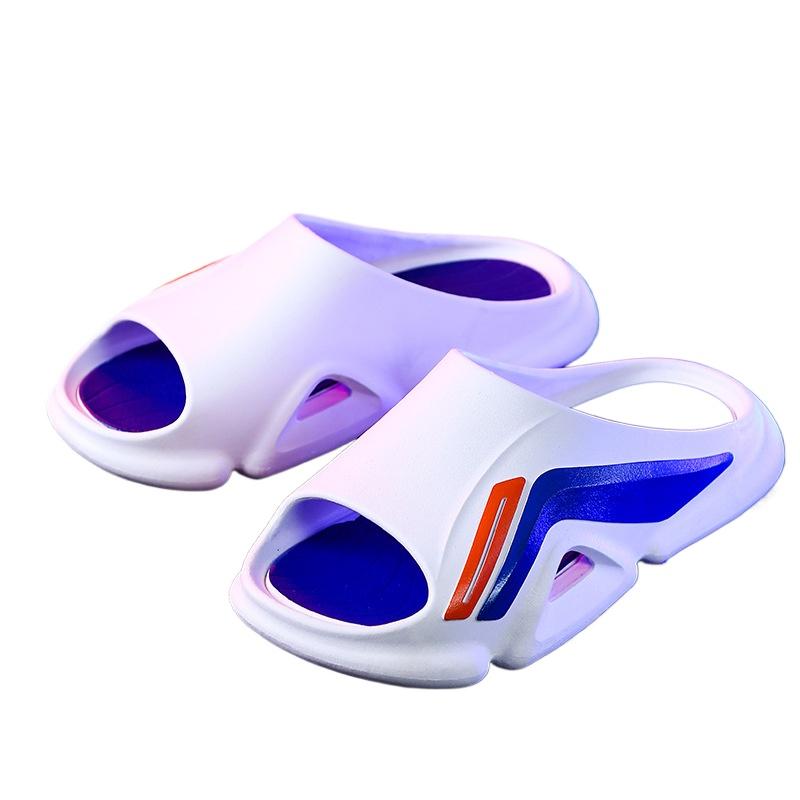 Мужские модные летние тапочки, спортивные тапочки на платформе, прочные тапочки для улицы, нескользящие, мягкие домашние тапочки для ванной комнаты на плоской подошве