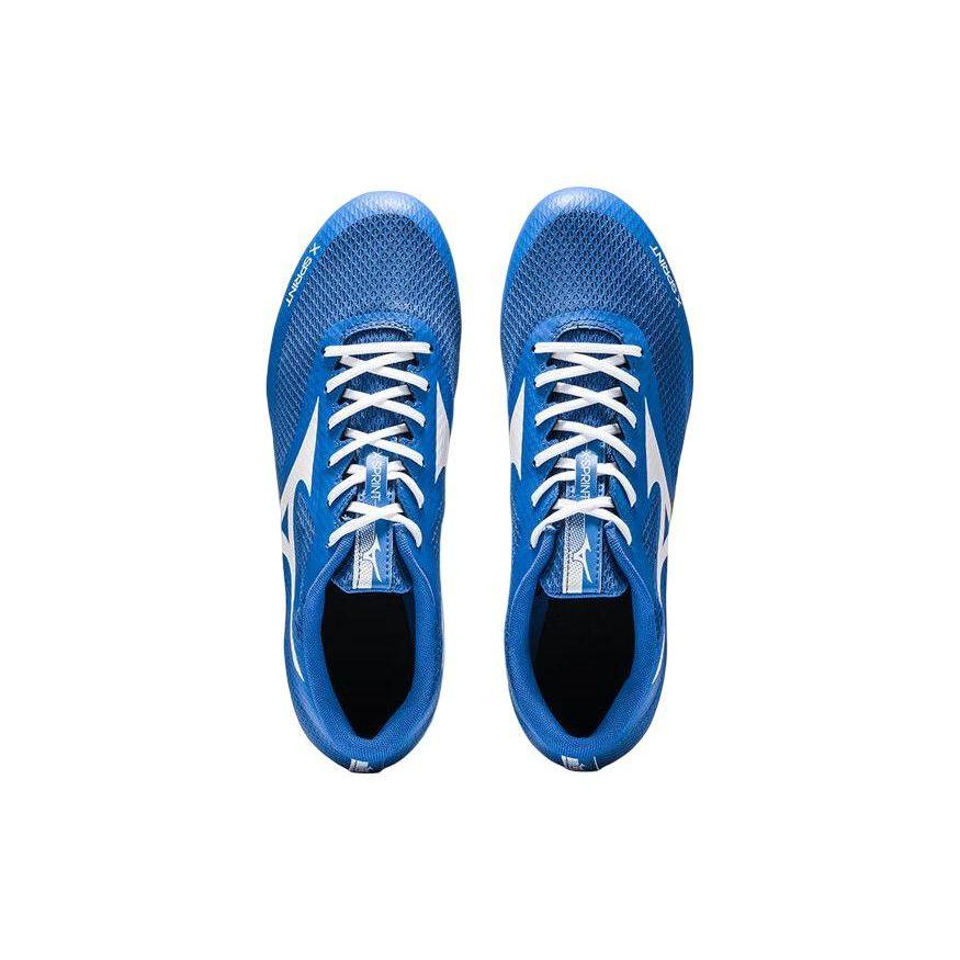 Mizuno X Спринт Легкая атлетика Спринт Нескользящие Прочные Кроссовки с низким верхом Унисекс Кроссовки для бега Синий Зеленый U1GA232408