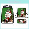 Рюкзак Мультяшный Рождественский Наплечная Сумка Пенал Три Предмета