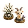 12 Zodiac Signs Bead Craft Kit DIY Beaded Garden Kit 3d Beaded Astrology Flower Kit
