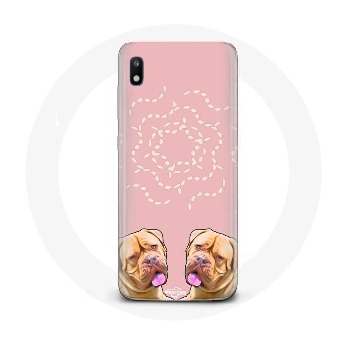 Чехол для Samsung Galaxy A10 Бордоский дог симметричное фото