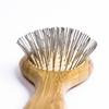 Hair Scalp Massage Comb Hairbrush Printing Cushion Oval Hairbrush Detangling Hair Brush Private Label Wooden Hair Brush