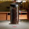 Transparent High Borosilicate Glass Vacuum Sealed Jar Multi Specification Household Storage Jar One Click Moisture Proof Storage