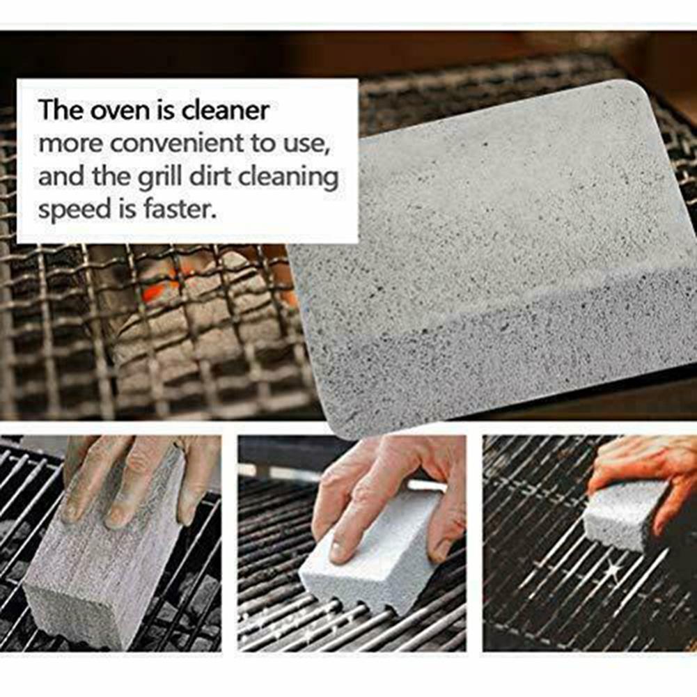 Outdoor Barbeque Grill Bricks Pumice Stone BBQ Brush Grill Mesh Cleaning Brush