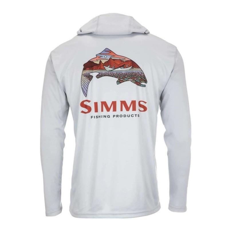 SIMMS Fishing Hoodie UV Protection Quick Dry Breathable Outdoor Sports Gear Men Women
