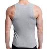Мужской жилет для фитнеса, сплошной цвет, бесшовный, плюс размер, с круглым вырезом, без рукавов, эластичный, мягкий
