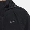 Nike Куртка Running Division Repel с логотипом, свободная, короткая, с капюшоном, на молнии, женская куртка, черная FN2576-010
