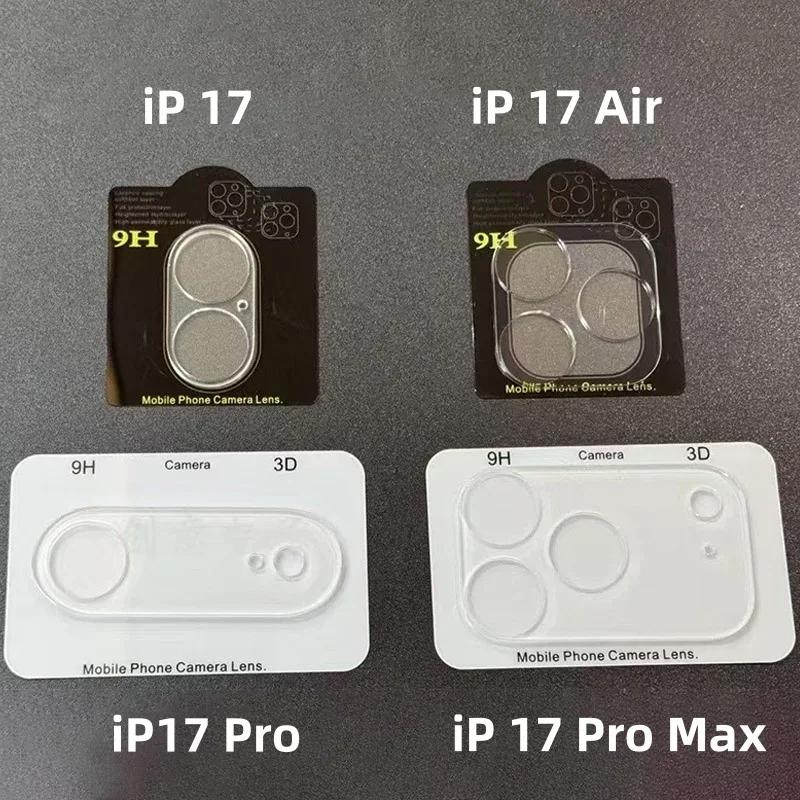 1 шт. 9H Высококачественное закаленное стекло для объектива камеры для IPhone 17 16 14 15 Pro Max 17Air HD Защитное стекло для объектива камеры телефона Пленка для объектива