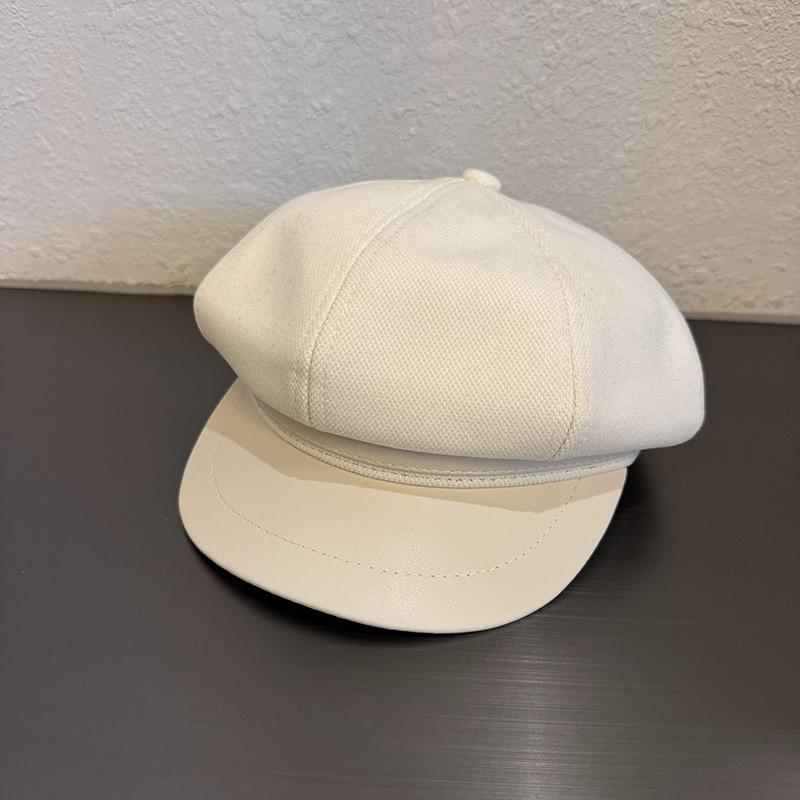 Woolen Newsboy Cap With Curved Brim For Winter And Fall Fashion Women